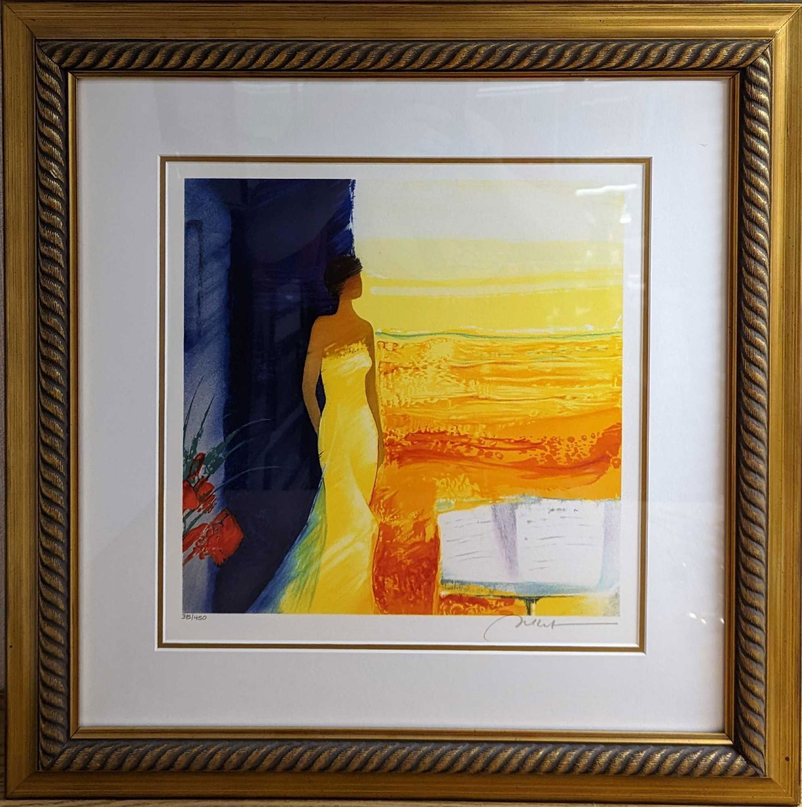 F38 Framed S/N Emile Bellet Musique Print (1 of 6)