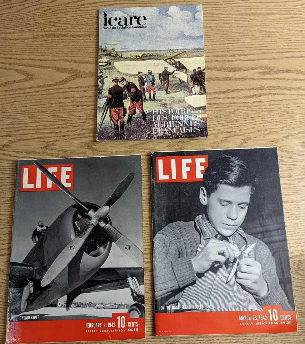 Life Magazines & French And Icare - Revue De L'aviation Francaise (1 of 5)