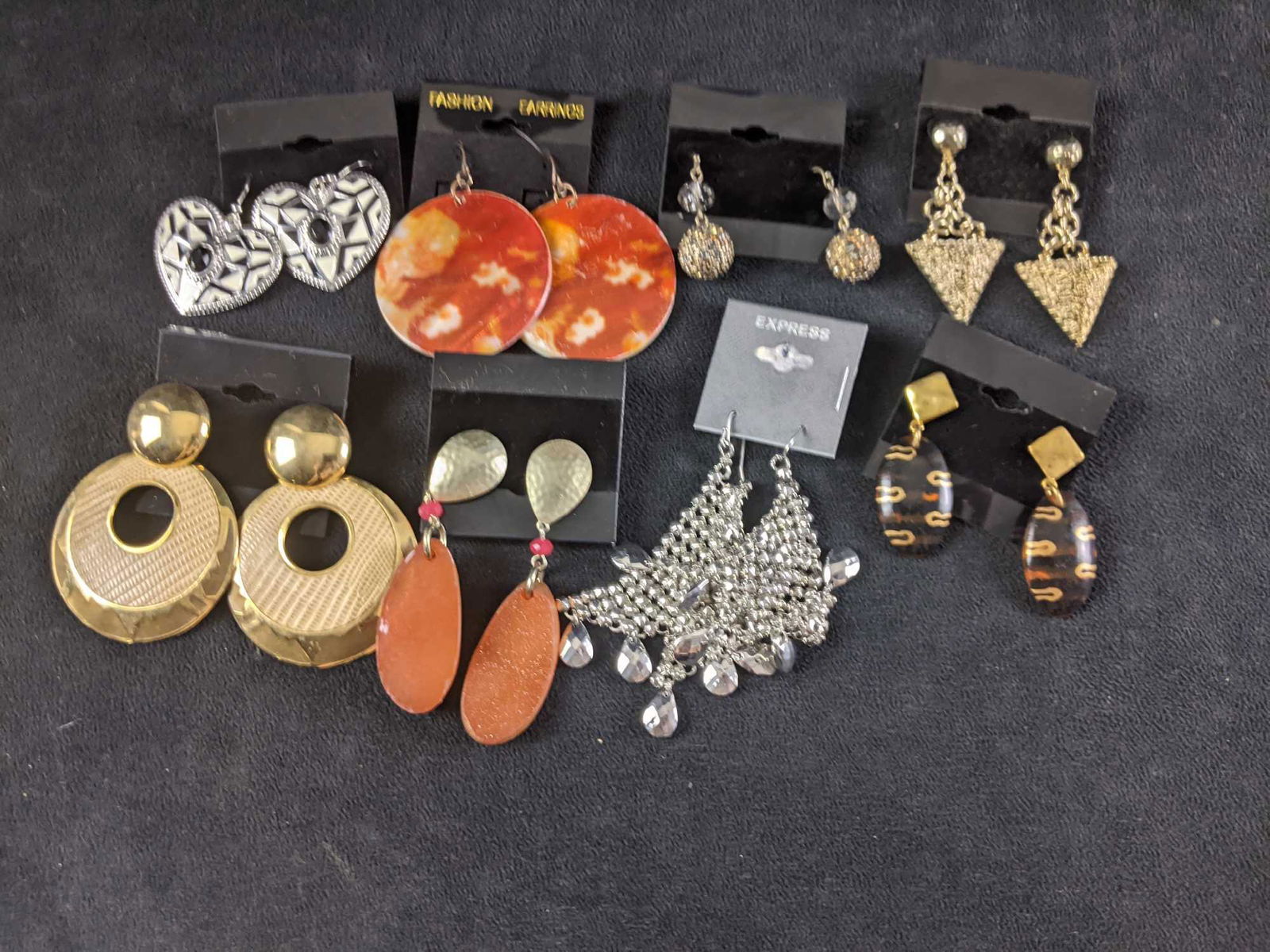 Eight Assorted Statement Earrings (1 of 6)