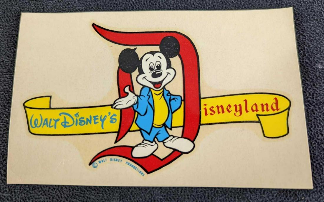 Vintage Disneyland Mickey Mouse Color Brite Transfer (1 of 2)