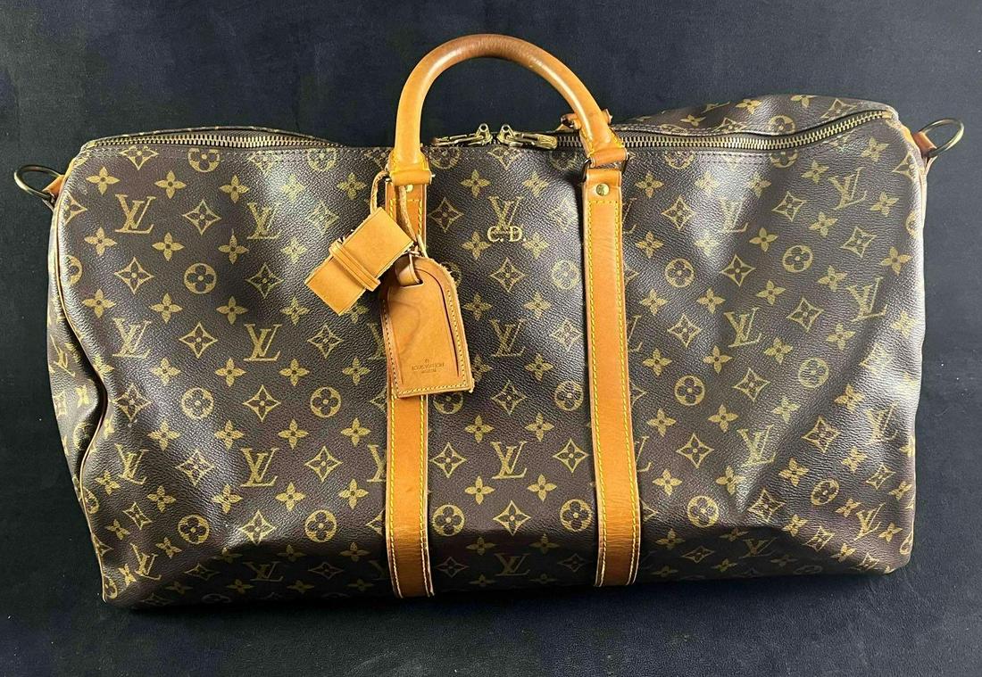 Vintage Louis Vuitton Monogram Duffle Malletier Tag (1 of 13)
