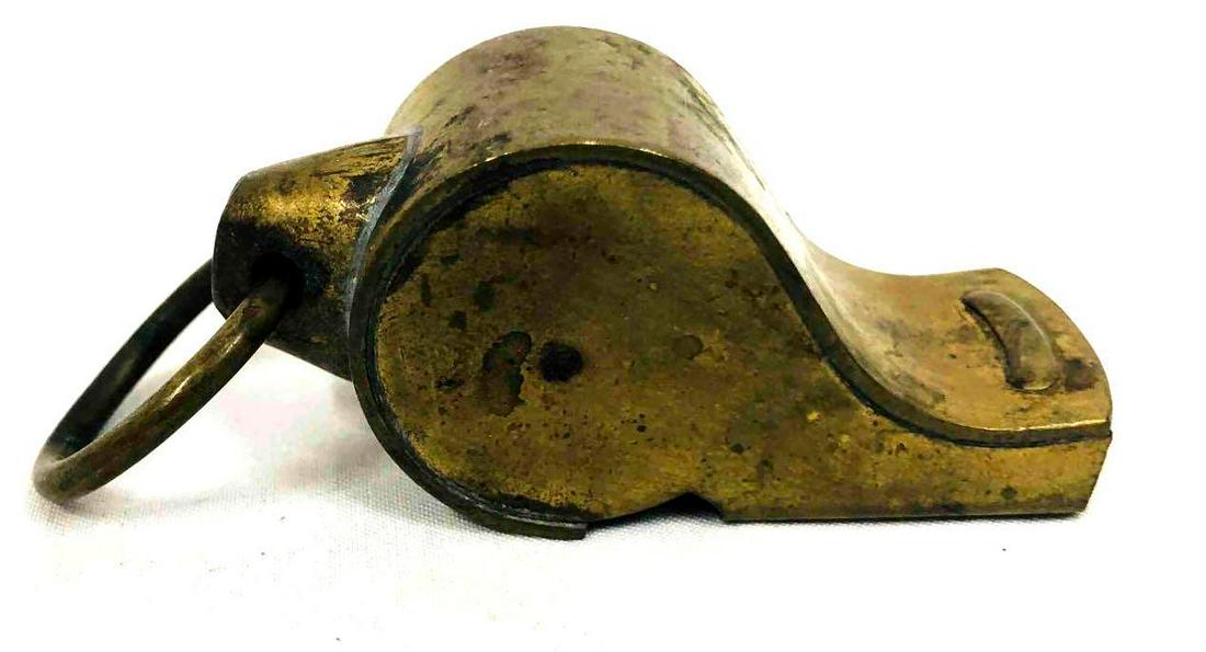 Regulation U.S. Army Solid Brass Whistle (1 of 8)