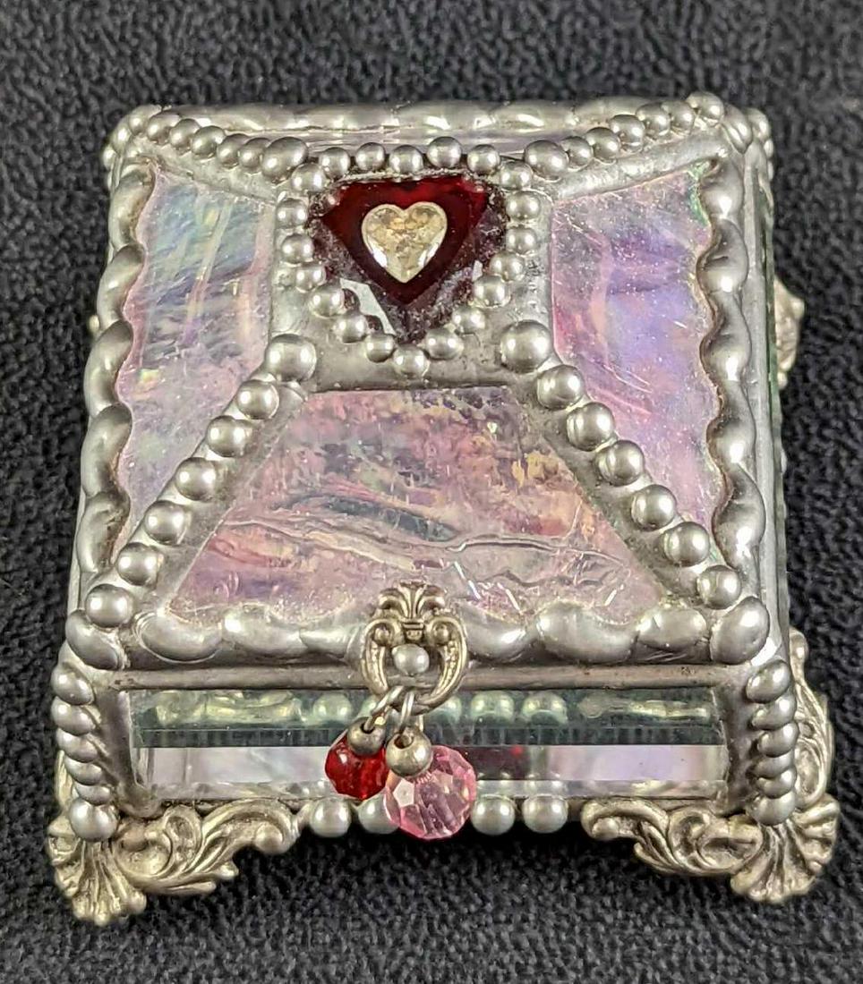 Reflections Of Light Ring Box With German Ruby (1 of 9)