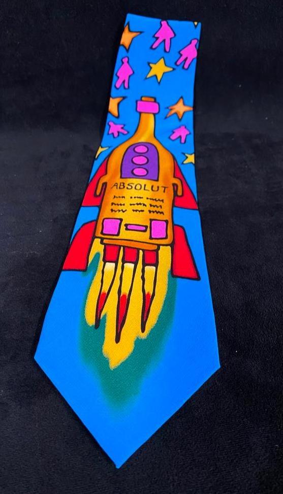 Absolut Vodka Rare Marc Lee Hauser Silk Tie New (1 of 4)
