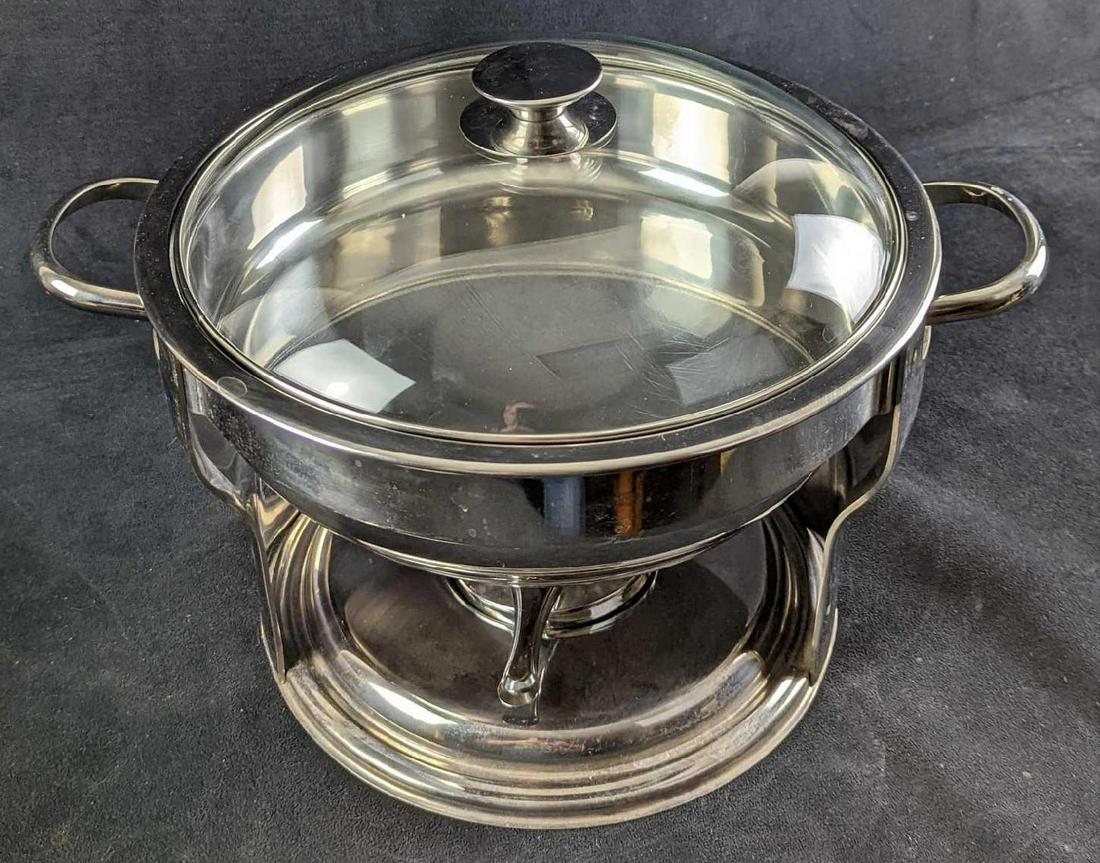 Culinary Essentials Round Stainless Steel Chafing Dish (1 of 9)