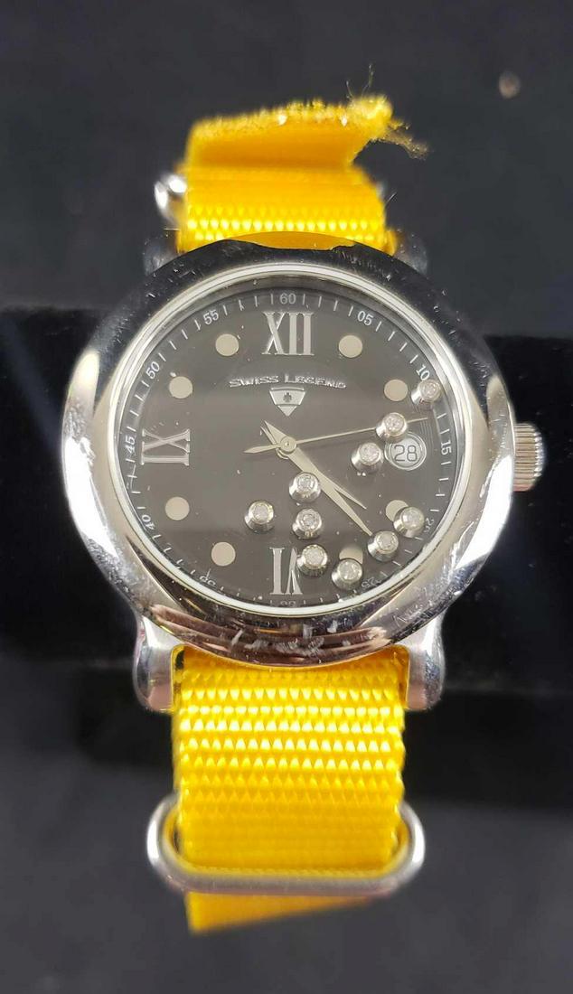 Swiss Legends Diamanti Nylon Strap Watch (1 of 4)