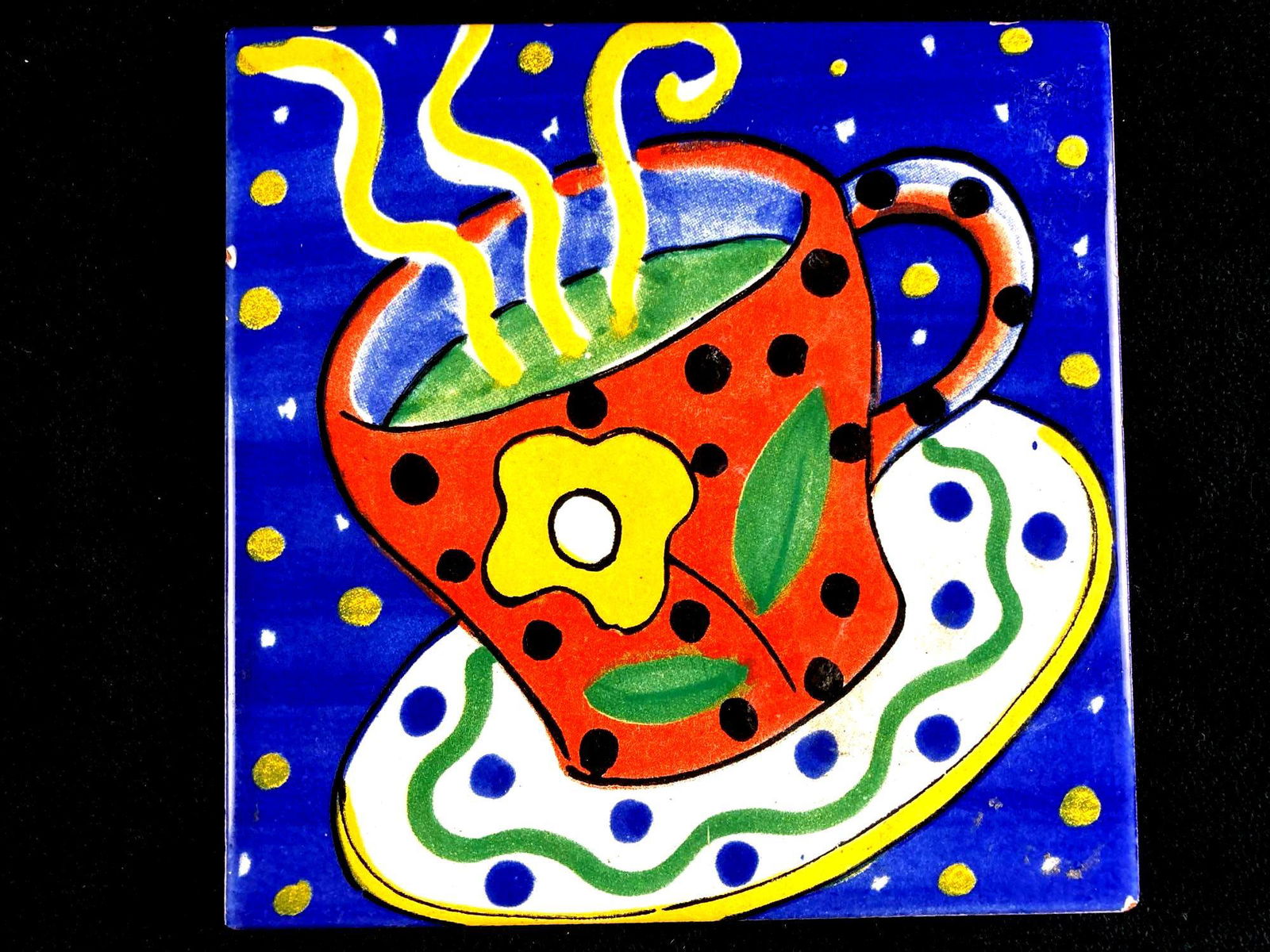 Italian Tile Drink Coaster (1 of 3)