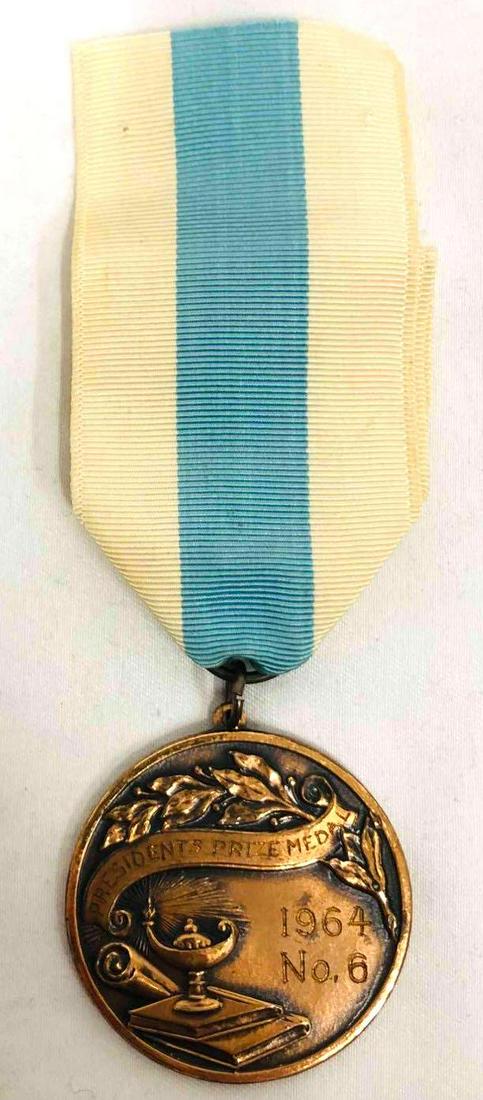 Presidents Prize Medal 1964 No.6 Midwestern Orders & Medals Society (1 of 6)