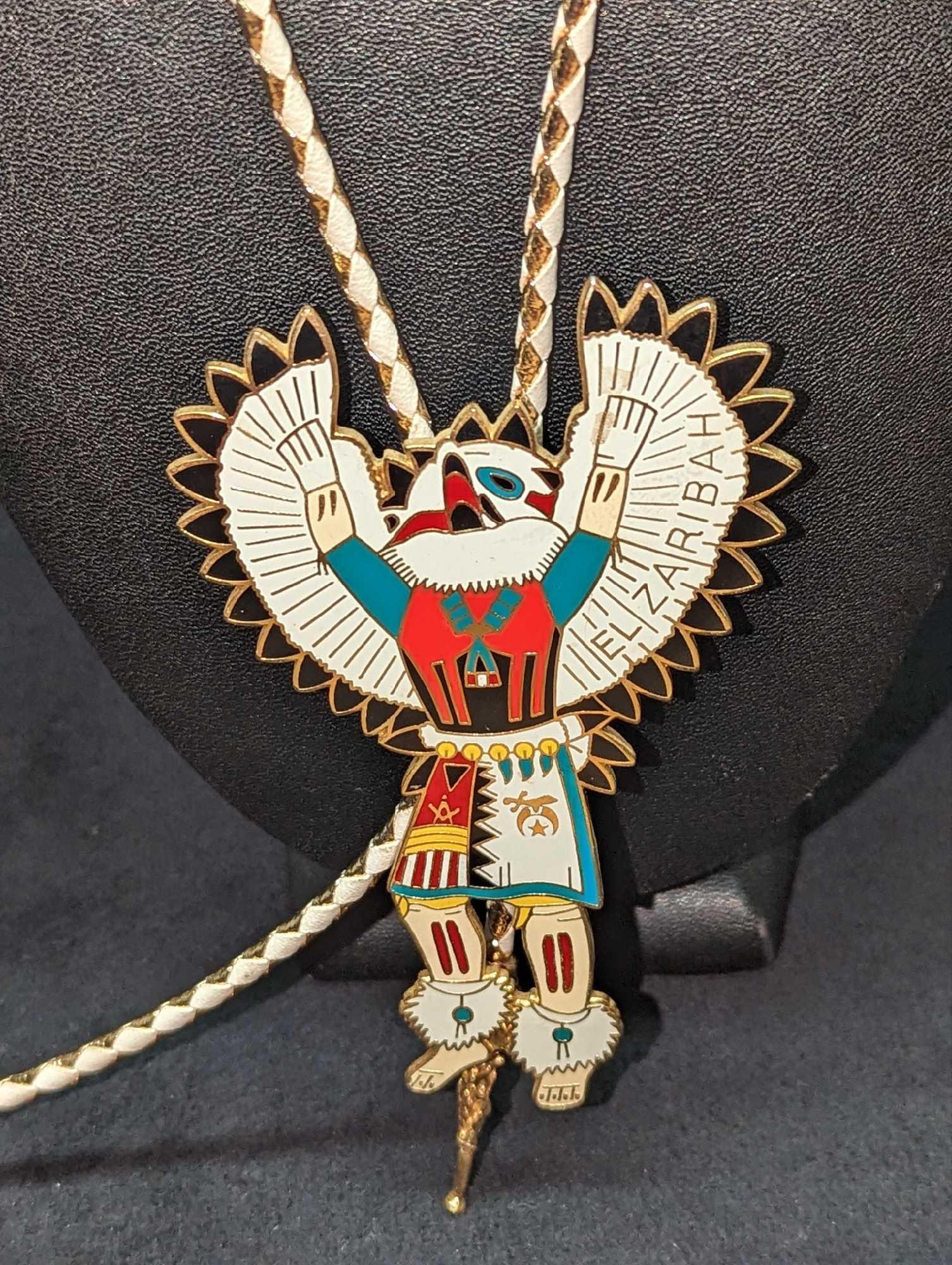 Don Calxton Eagle Dancer Bolo Tie (1 of 6)