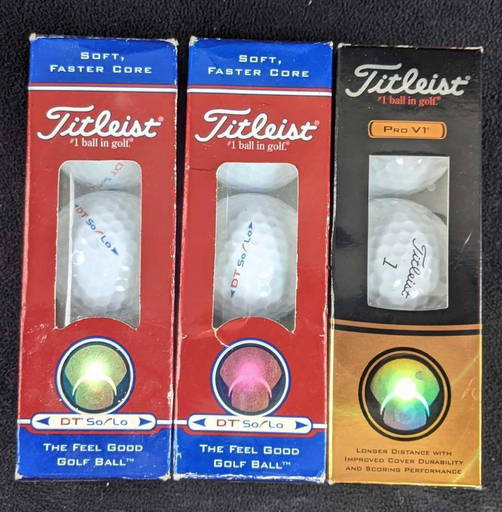 Titleist Golf Balls Pro V1 & Dt Solo