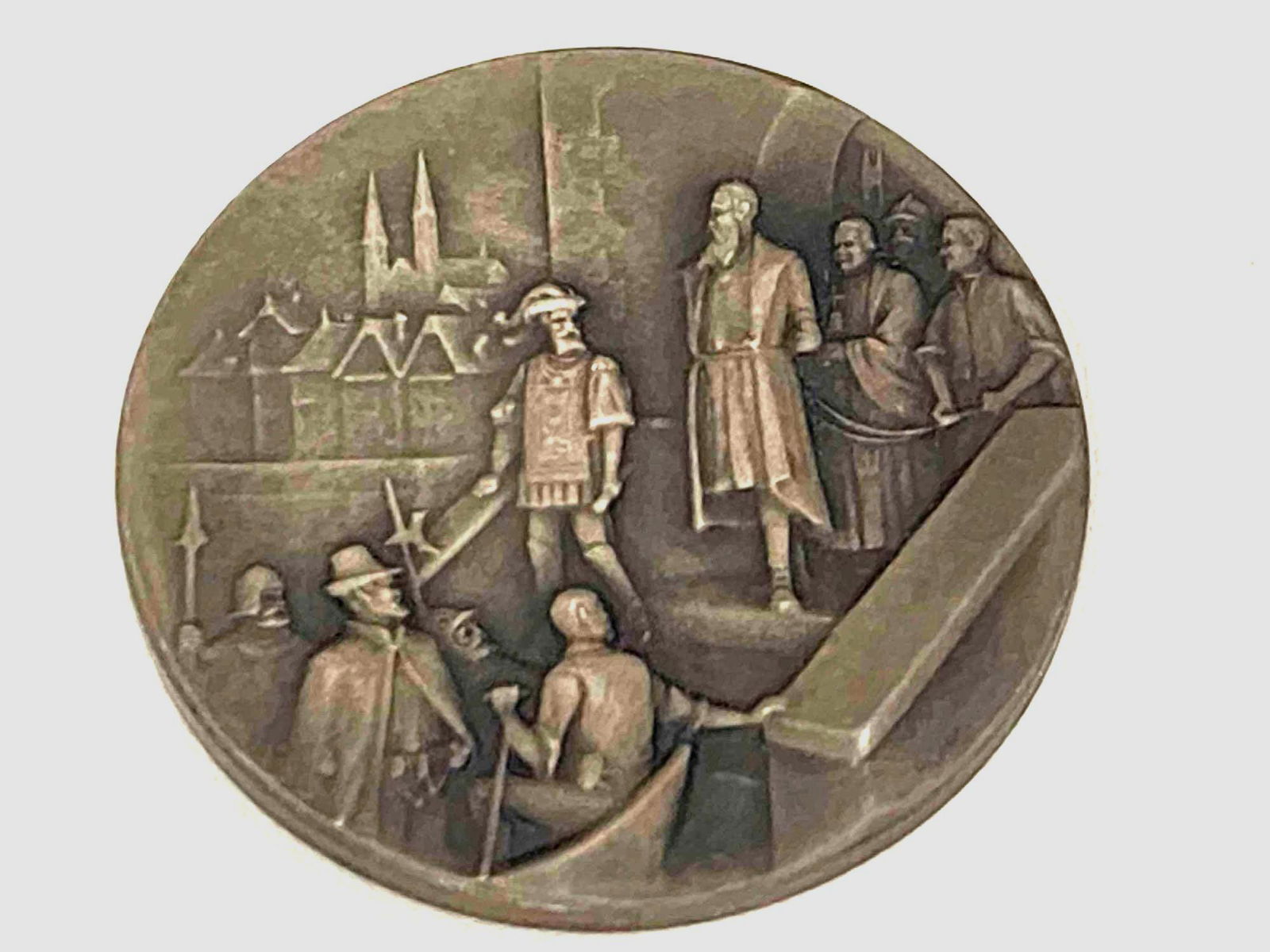 SWISS CANTONS: ZURICH: AR shooting medal (12.07g), 1920. AU (1 of 2)