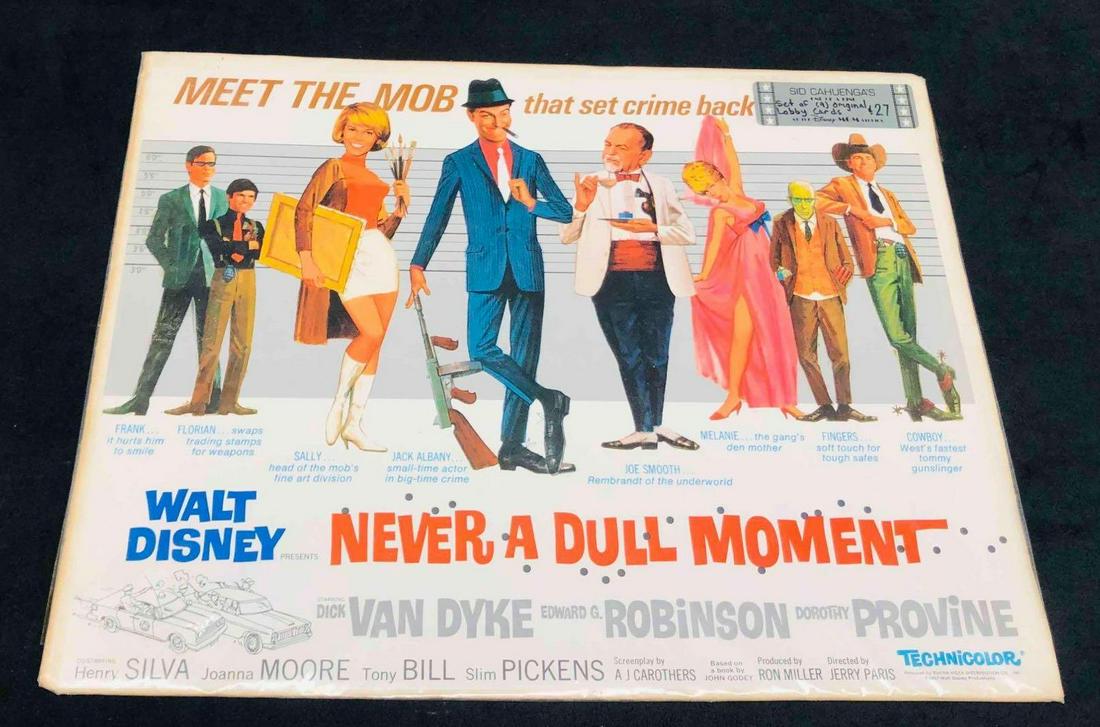 Disney Never A Dull Moment 9 Original Lobby Cards Sealed 1967 (1) (1 of 5)