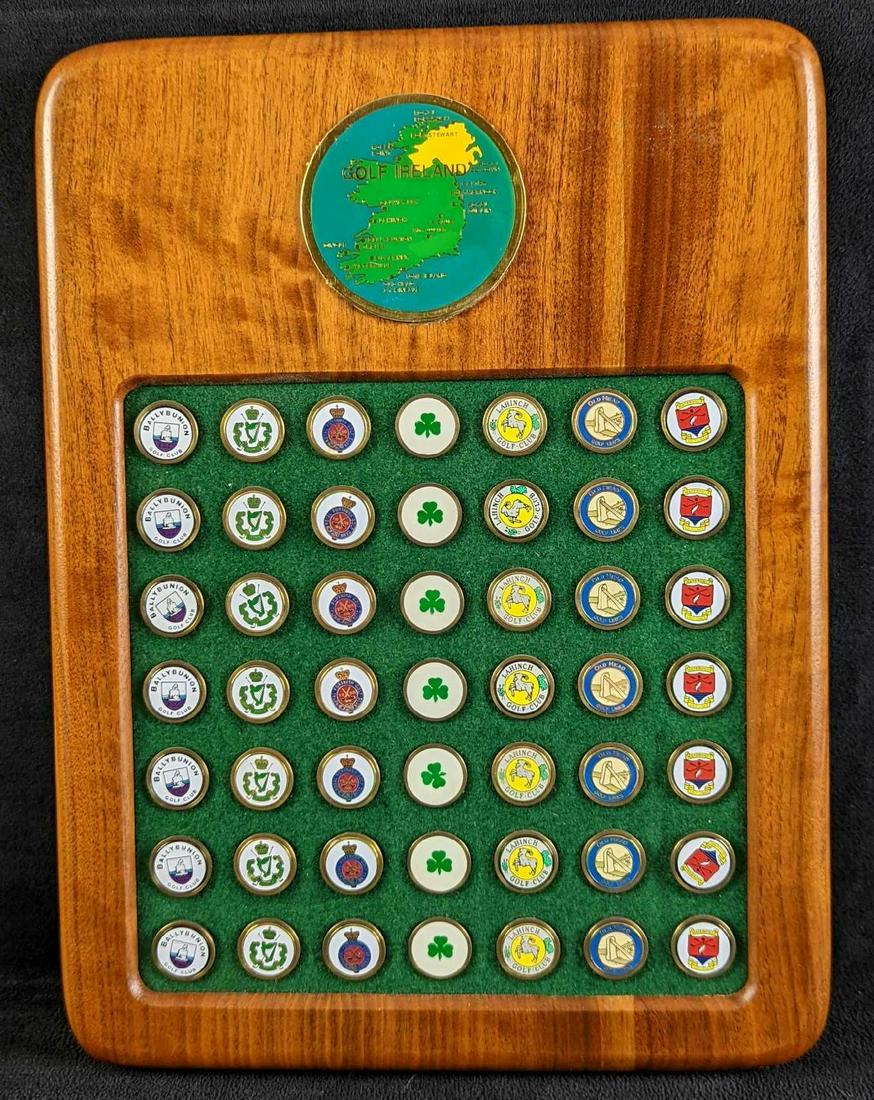 Framed Golf Ireland Pin Collection (1 of 6)