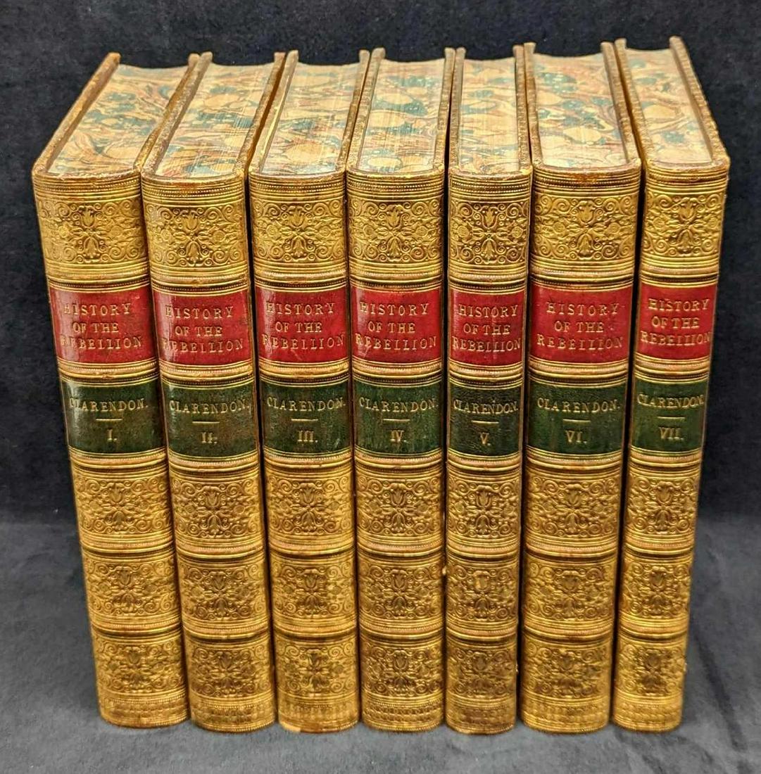 7 Volumes History Rebellion & Civil War In England 1899 (1 of 8)