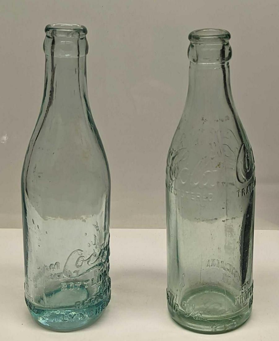 2 Vintage Coca-Cola 6 1/2 oz Glass Bottles (1 of 8)