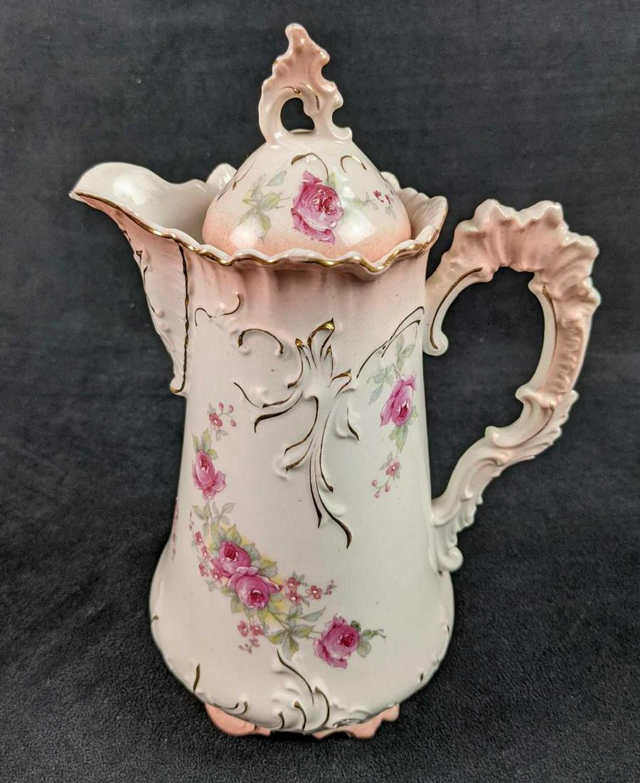 Vintage Brunswick German Porcelain Pitcher With Roses (1 of 7)