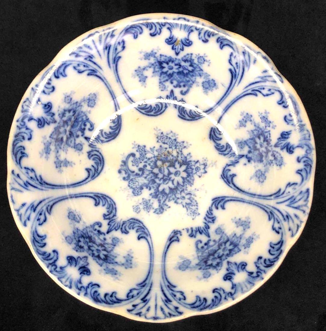 Vintage Libertas Prussia Flow Blue Bowl (1 of 5)