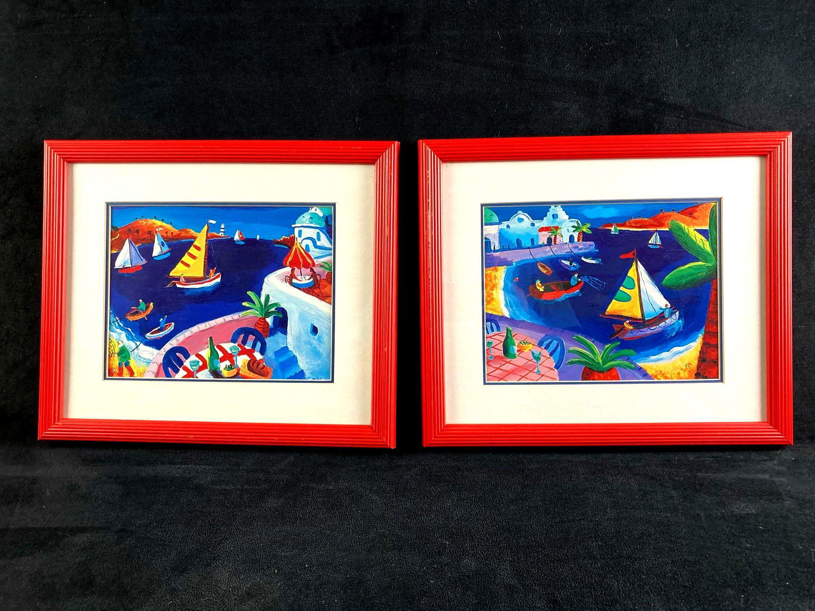 Set of (2) Painting Prints Unknown Artist (1 of 5)