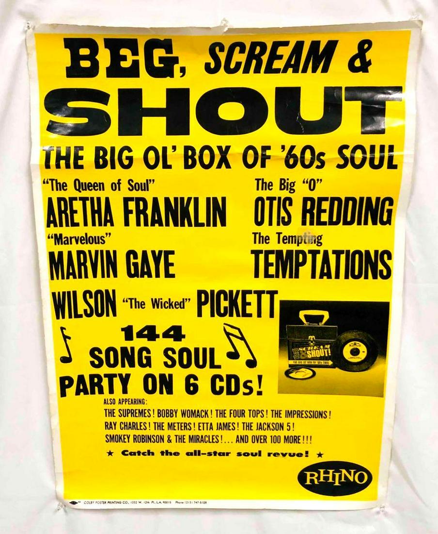 Beg Scream And Shout Promo Only Poster (1 of 8)