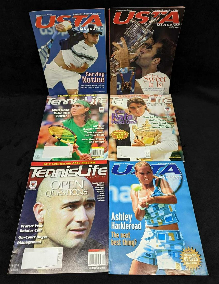 6 Tennis Life & Usta Tennis Magazines Auction
