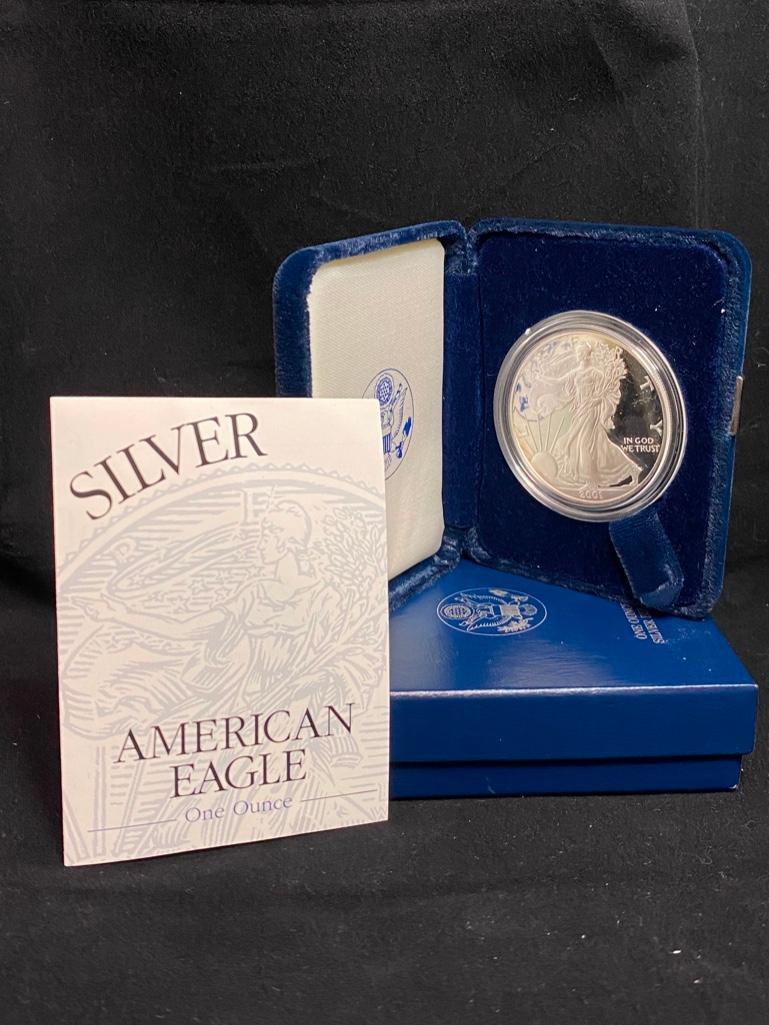 2001 West Point Silver Eagle Proof, Box & Papers (1 of 3)