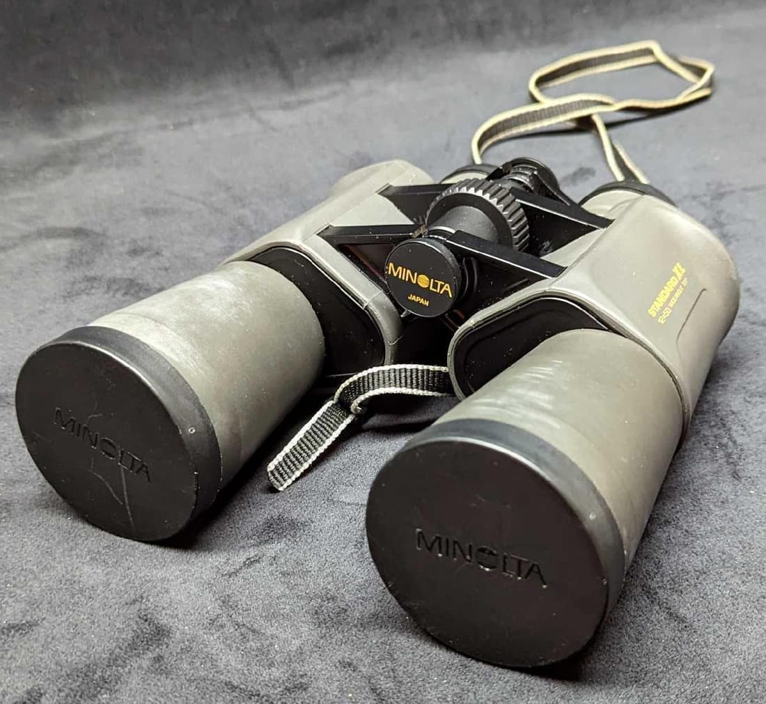 Minolta Xl 12 X 50 Wide Angle Binoculars With Case