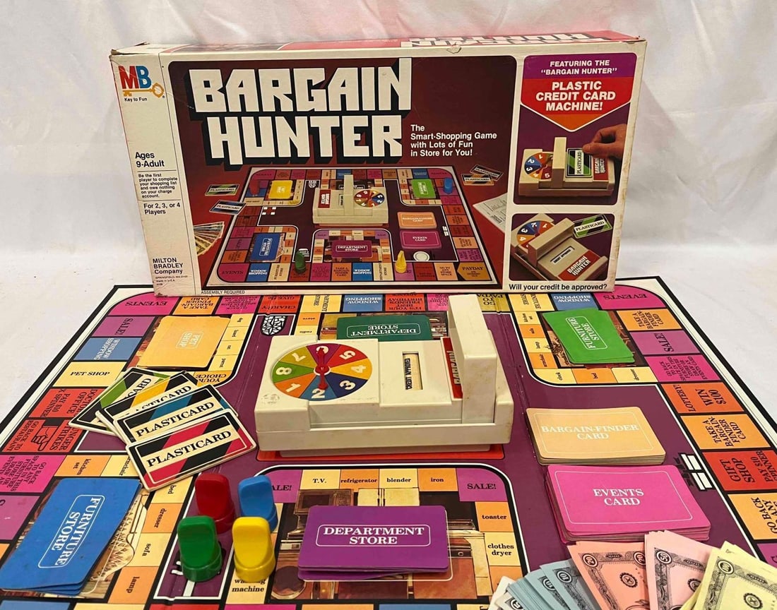 Bargain Hunter 1981 By Milton Bradley Co. Complete Game (1 of 10)