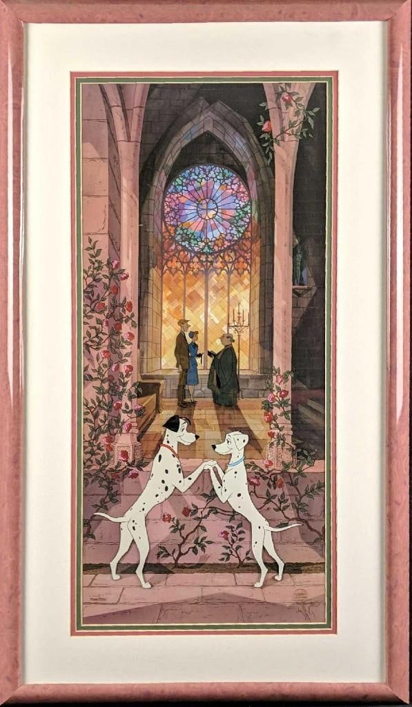 Rare Disney LE 101 Dalmatians Hand-Painted Cel (1 of 8)