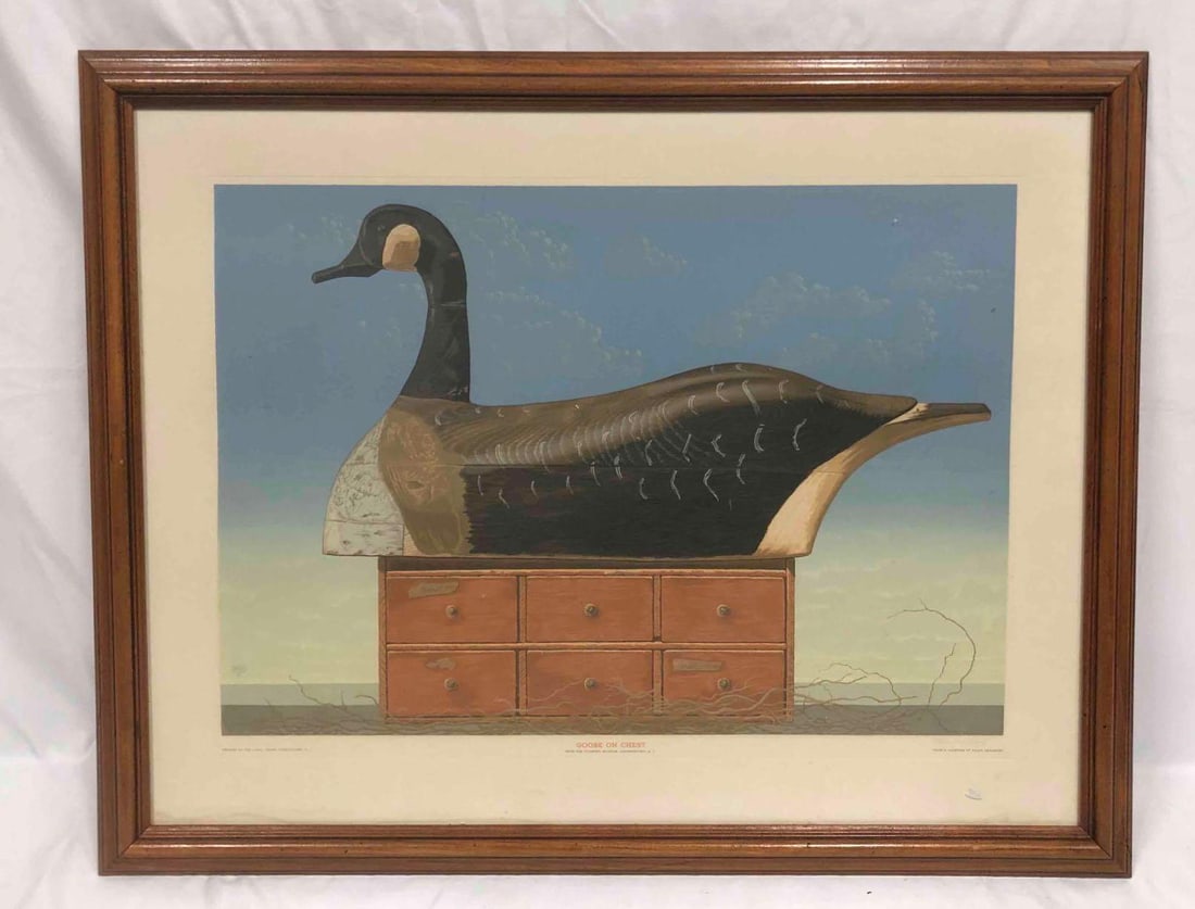 Goose On Chest Print From The Farmers Museum, Cooperstown, N.Y. From A Painting By Allen Saalburg (1 of 8)
