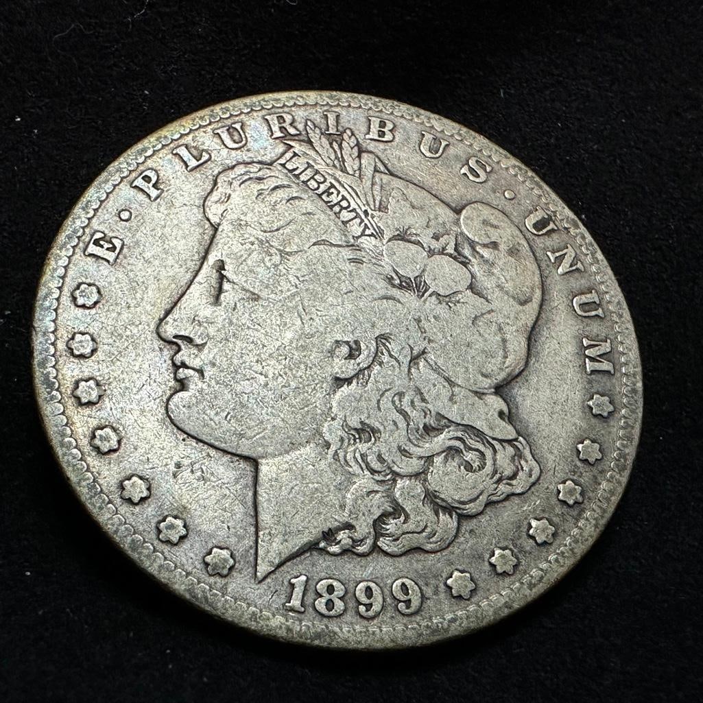 1899 S Morgan Silver Dollar: These coins have been tested and researched to the best of our ability prior to listing. Please view photos, as they are a part of the condition. DETAILS: Metal - .900 Silver Tested - Yes Size - 1.5&