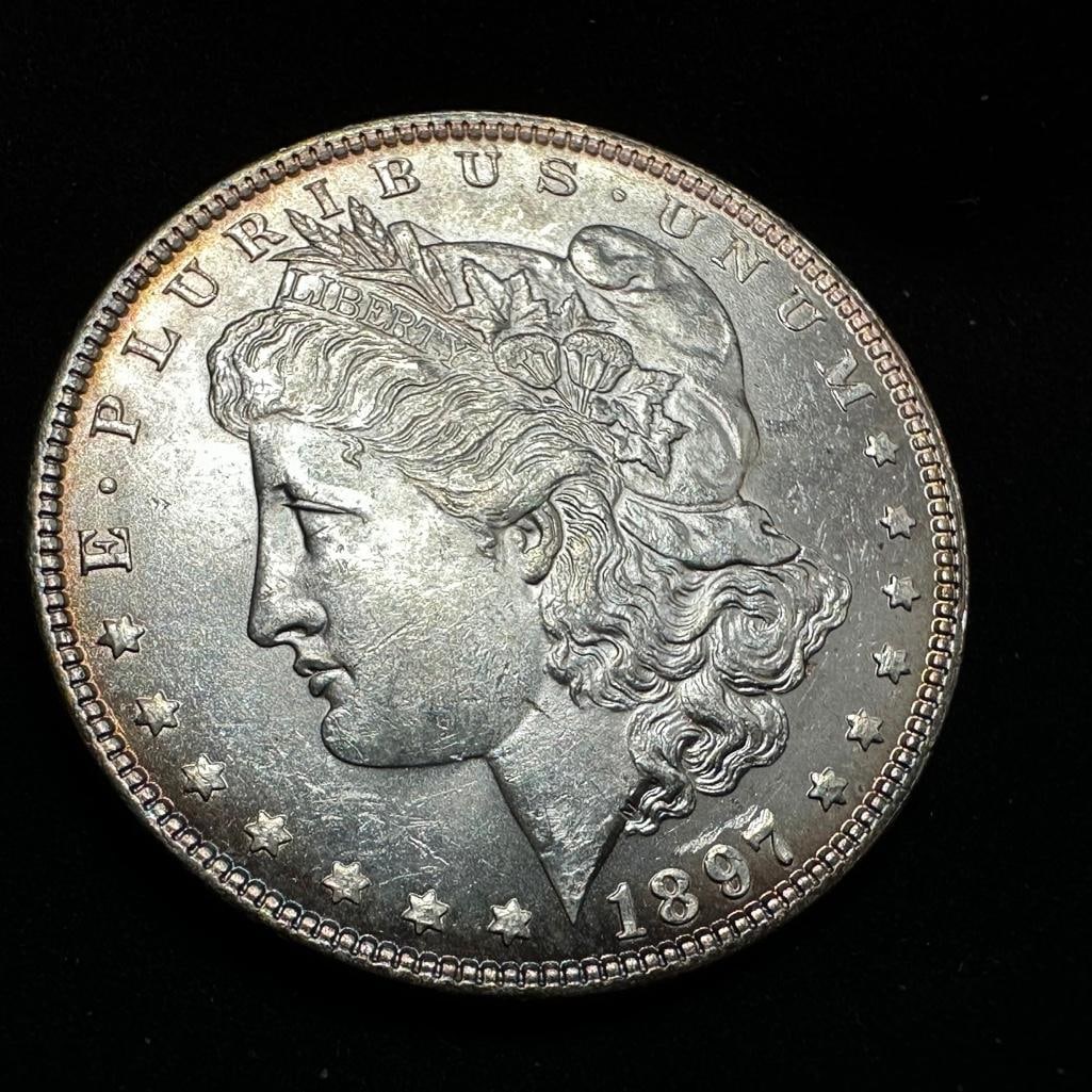 1897 P Morgan Silver Dollar (1 of 2)