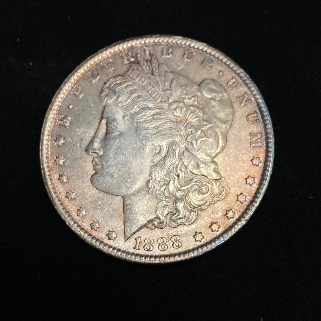 1888 P Morgan Silver Dollar (1 of 2)