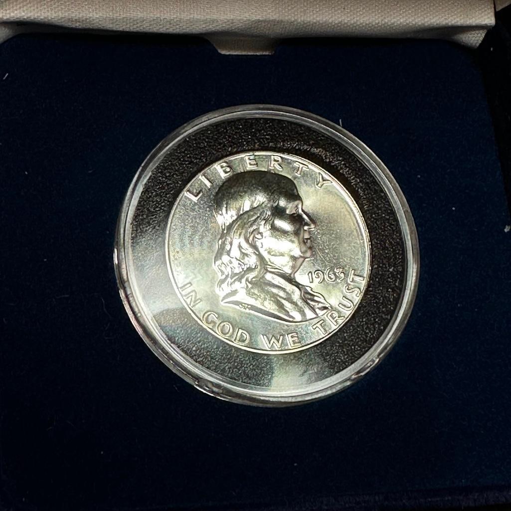 1963 P Franklin Half Dollar Proof (1 of 3)