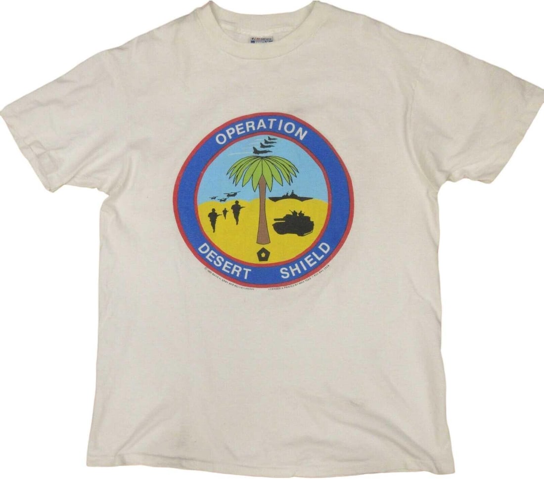 Sealed Operation Desert Shield Large Beefy T-Shirt (1 of 6)
