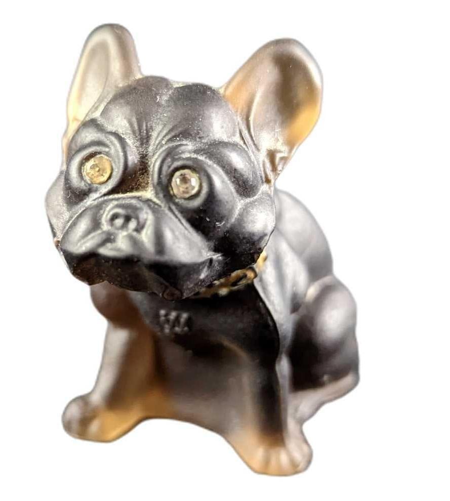 Vintage Westmoreland Glass French Bulldog Figurine