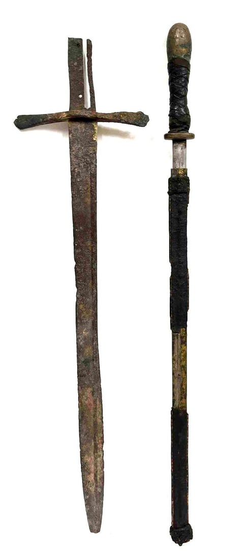 Two Large Vintage Swords (1 of 7)