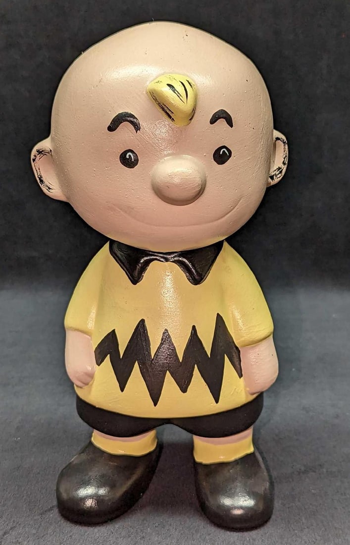 Vintage Hand Painted Plaster Charlie Brown Figure (1 of 7)