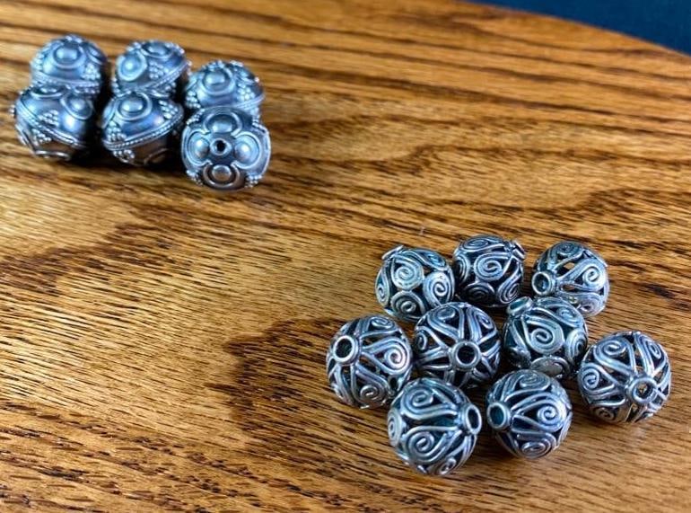 .925 Silver Jewelry Findings - Mixed Round Beads (1 of 3)