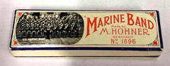 Marine Band Harmonica Made By M.Hohner No.1896 Key C