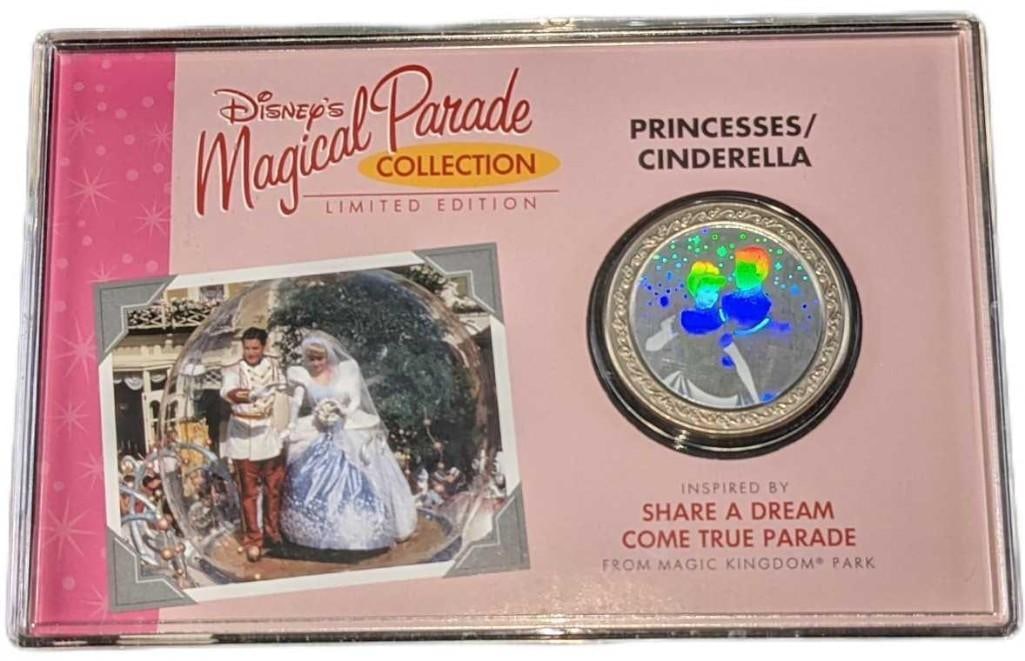 Disneyâ€™s "Magical Parade Collection" LE Medallion Cinderella: Disneyâ€™s "Magical Parade Collection" LE Medallion Cinderella. Disneyâ€™s "Magical Parade Collection" medallion was inspired by the "Share a Dream Come True Parade" 