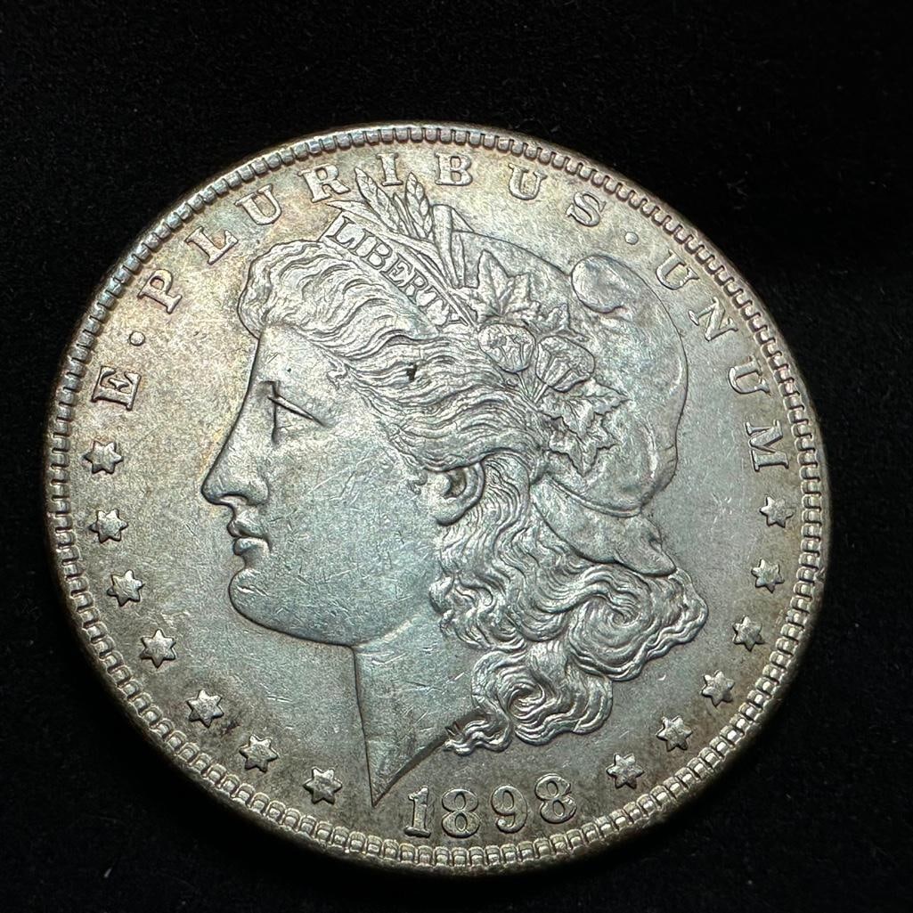 1898 P Morgan Silver Dollar (1 of 2)