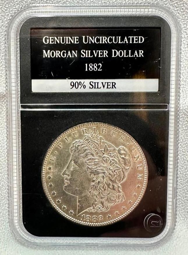 1882 S Morgan Silver Dollar Uncirculated (1 of 2)