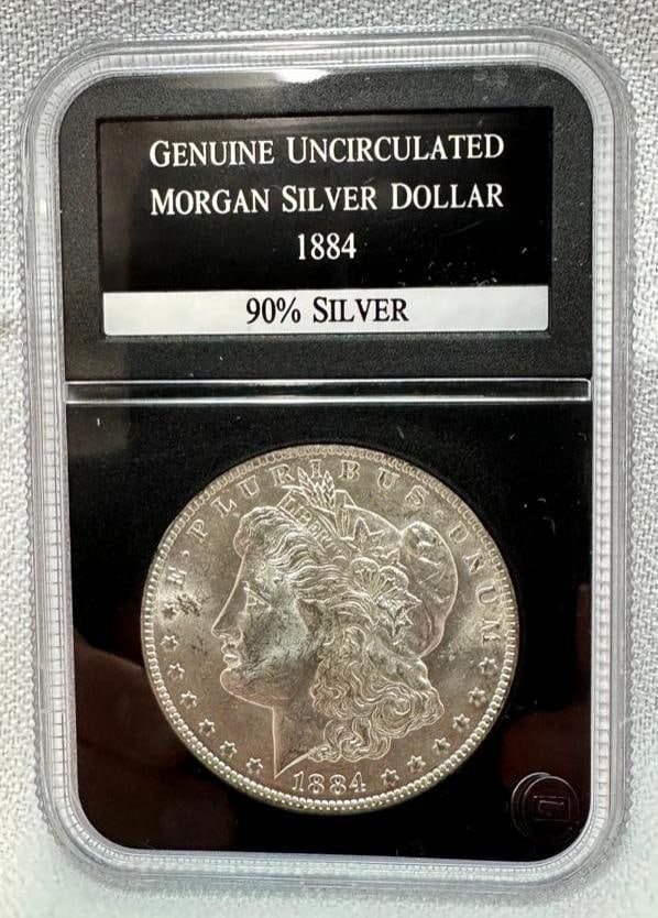 1884 O Morgan Silver Dollar Uncirculated (1 of 2)