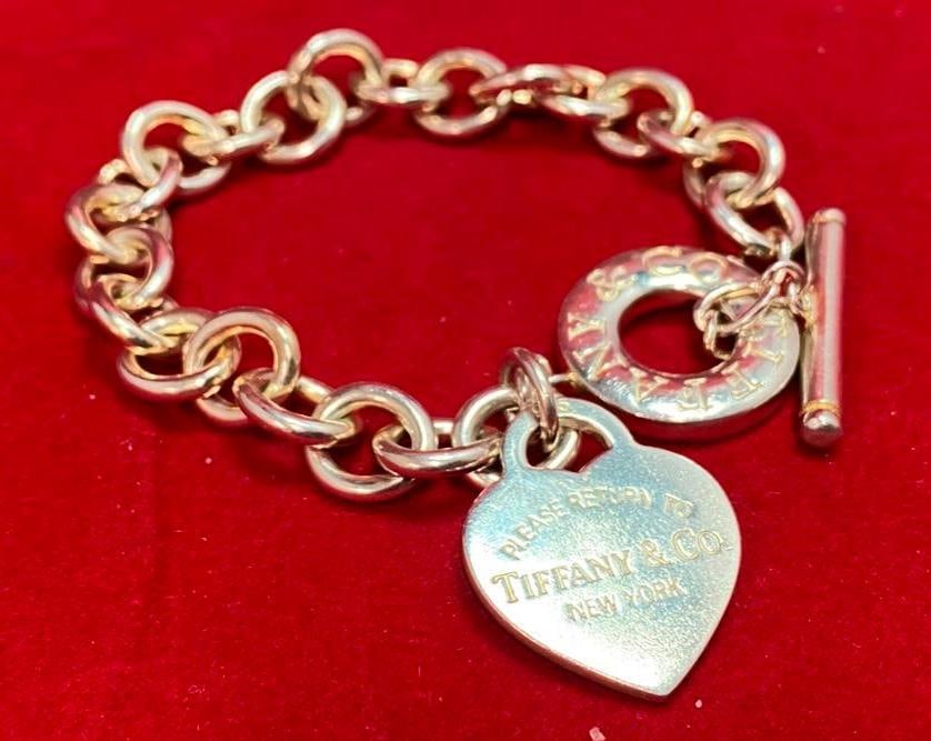 Tiffany Inspired Sterling Chain Bracelet (1 of 3)