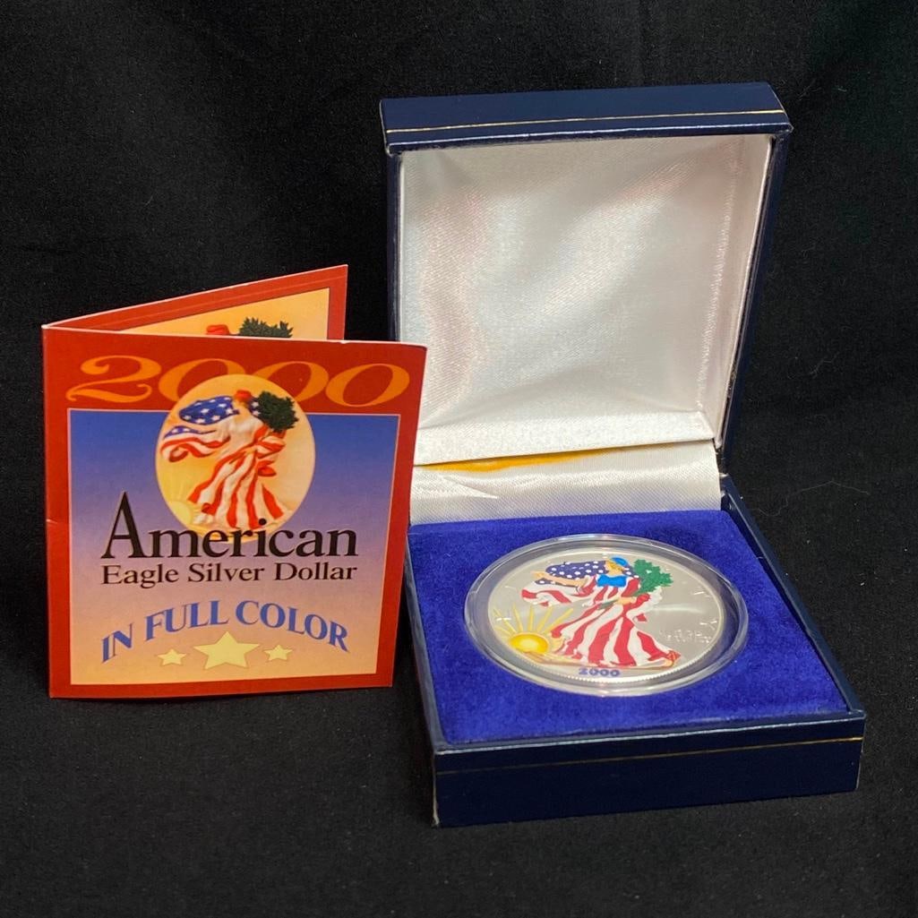 2000 Full Color Silver Eagle (1 of 3)