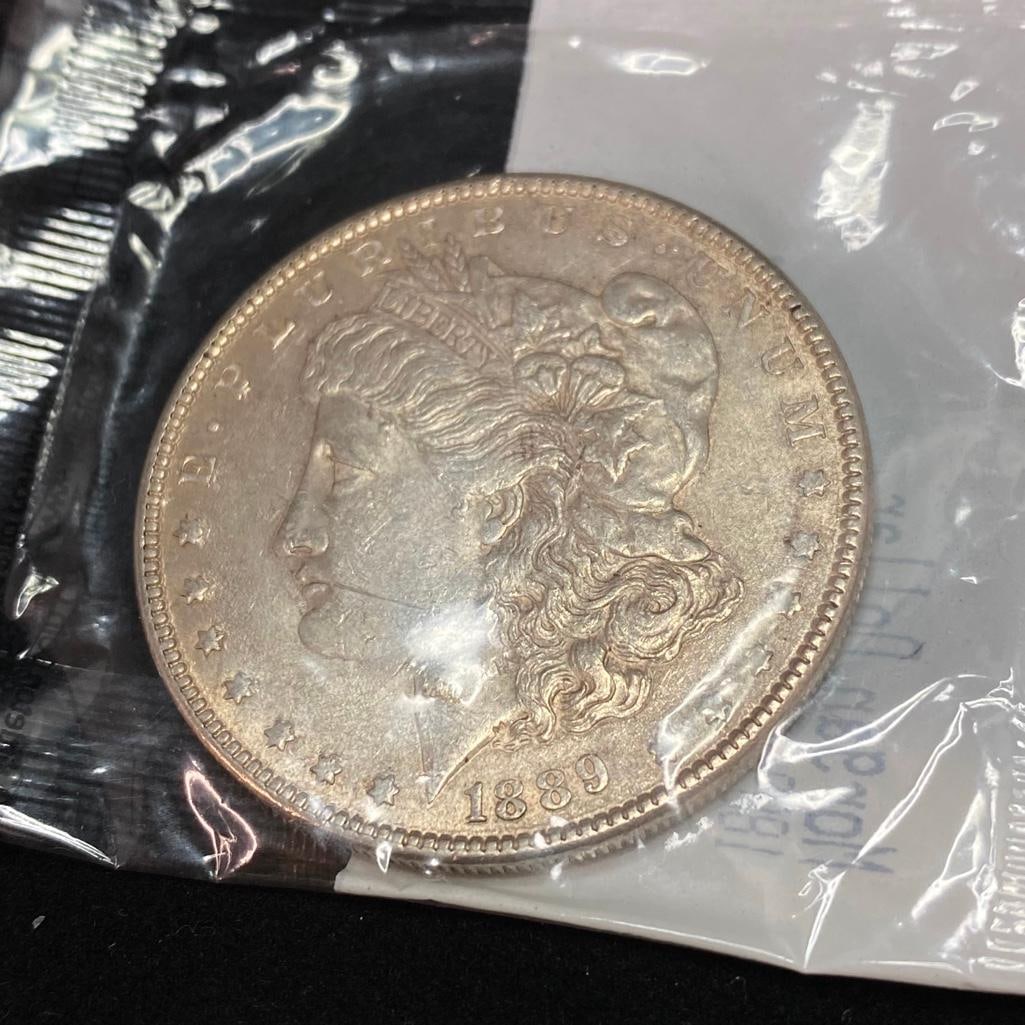 1889 P Morgan Silver Dollar (1 of 2)