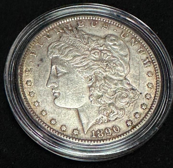 Key Date 1890 Carson City Morgan Silver Dollar XF (1 of 2)