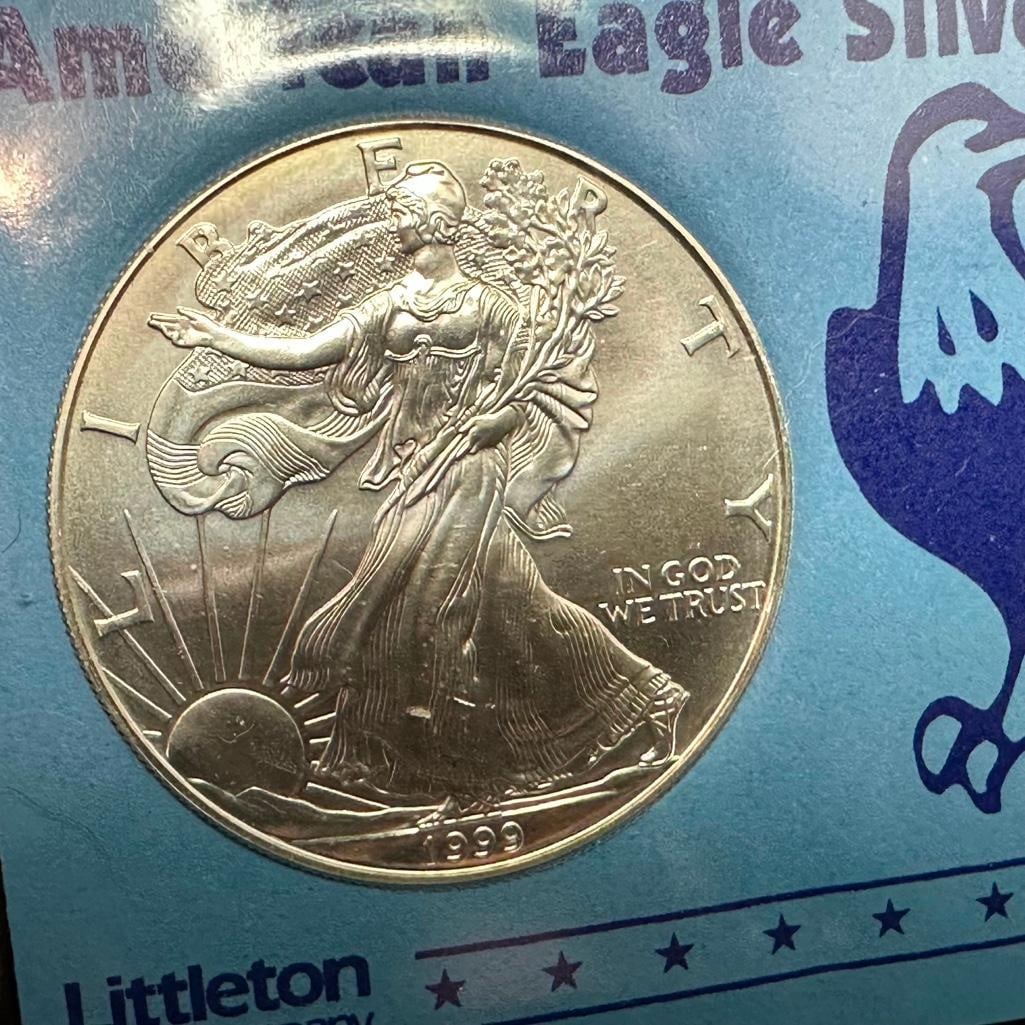 1999 US Mint Silver Eagle (1 of 2)