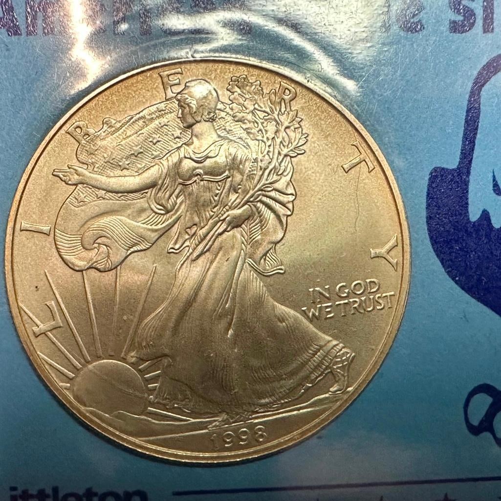 1998 US Mint Silver Eagle (1 of 2)
