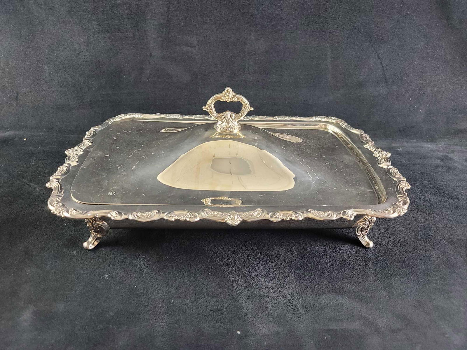 Towle Rectangular Casserole Serving Halloware Silver Plated (1 of 8)